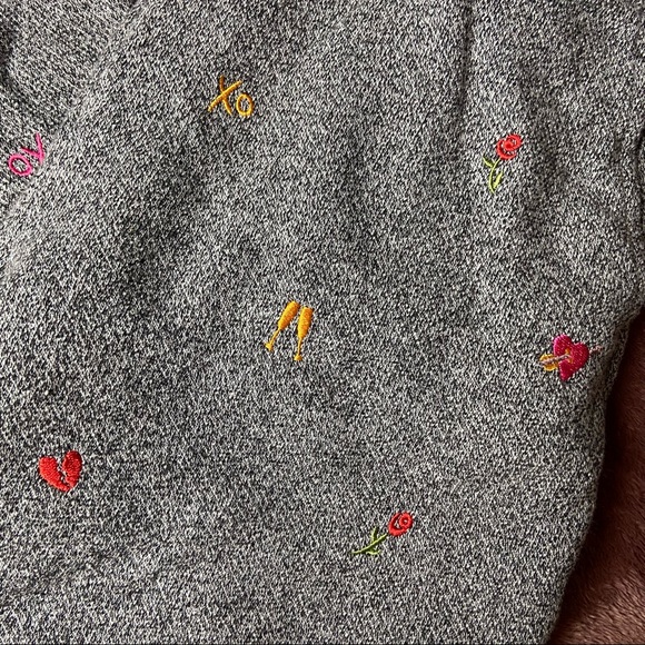 ❤️💔💘 Lou & Grey for Loft Valentine’s Day Themed Joggers Sweatpants Small 😍🥂 - Picture 3 of 11